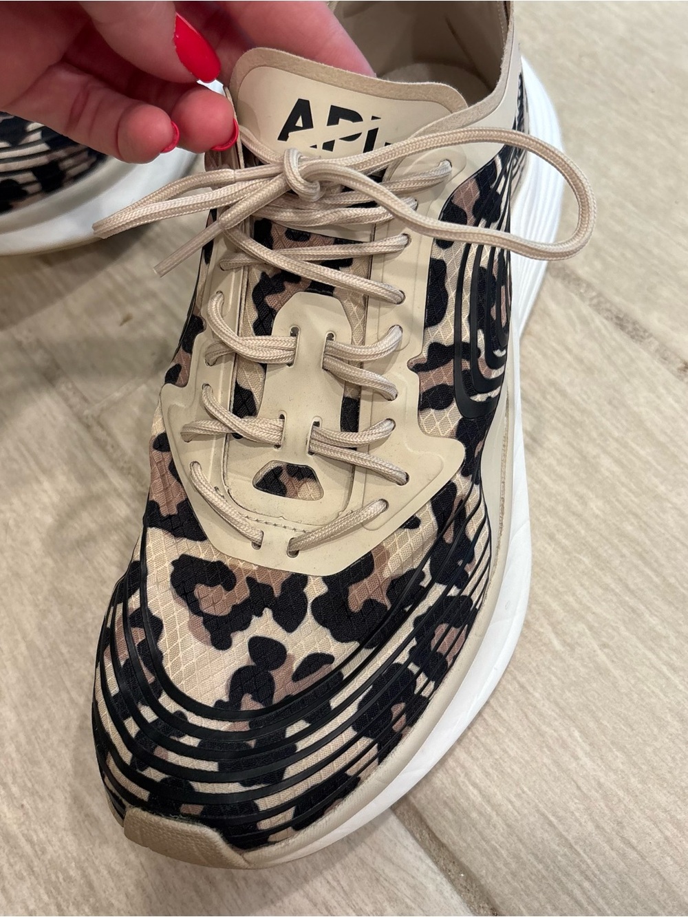 APL Streamline Sneakers Parchment Black Leopard print - Picture 3 of 14